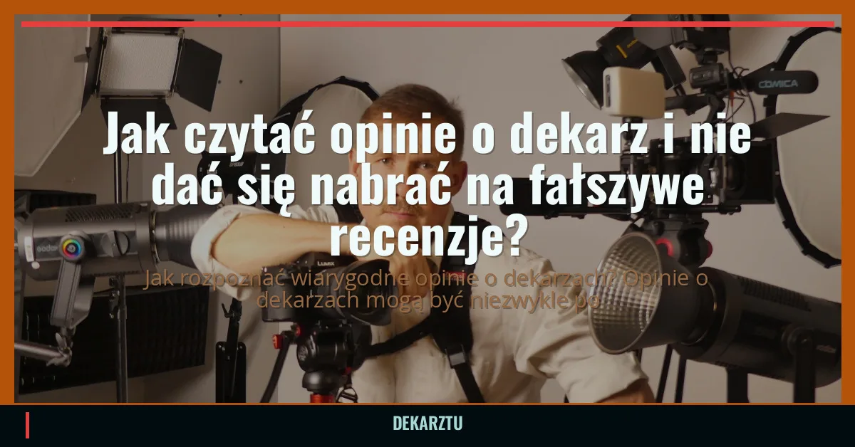 Jak czytać opinie o dekarzu i nie dać się nabrać na fałszywe recenzje?
