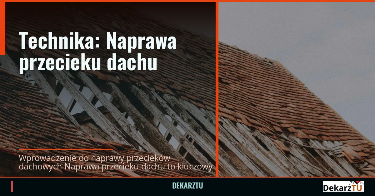 Technika: Naprawa przecieku dachu