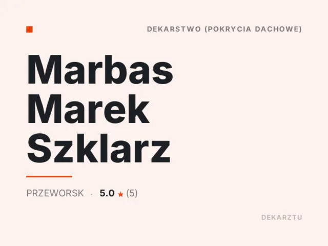Marbas Marek Szklarz