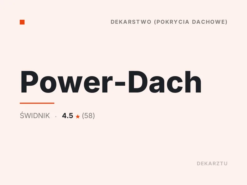 Power-Dach dekarstwo Świdnik