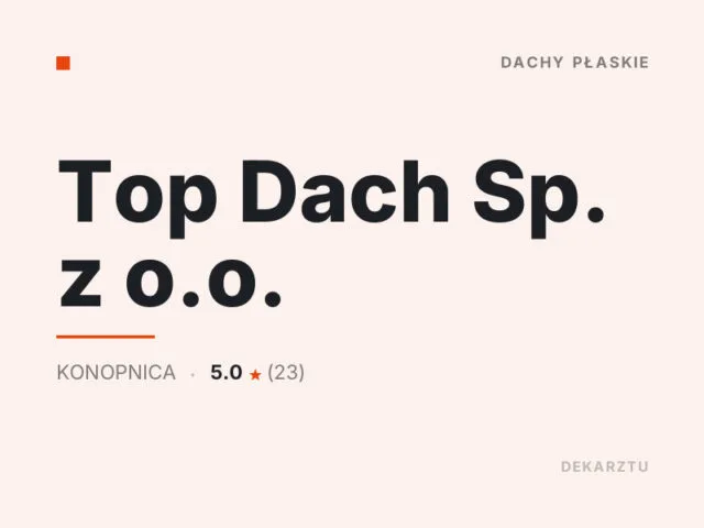 Top Dach Sp. z o.o.
