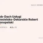 Rob-Dach Usługi Ciesielsko-Dekarskie Robert Konopelski dachy drewniane Konopnica