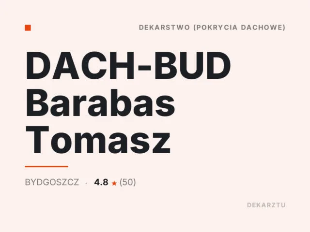 DACH-BUD Barabas Tomasz