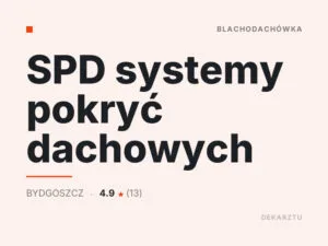 SPD systemy pokryć dachowych