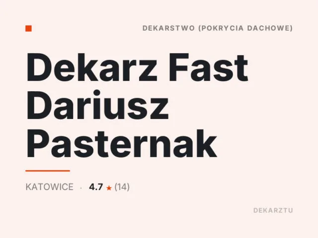 Dekarz Fast Dariusz Pasternak