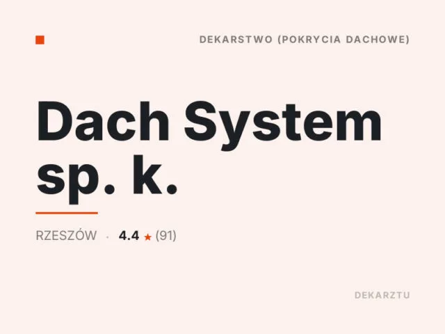 Dach System sp. k.