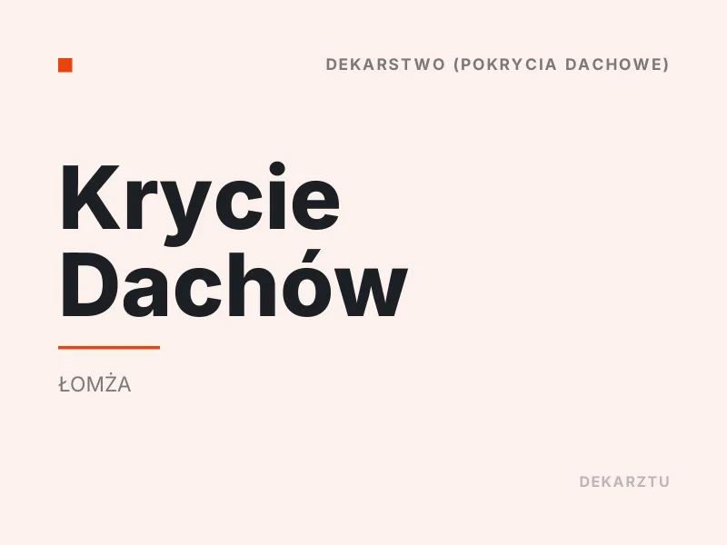 Krycie Dachów czyszczenie i odgrzybianie dachu Łomża