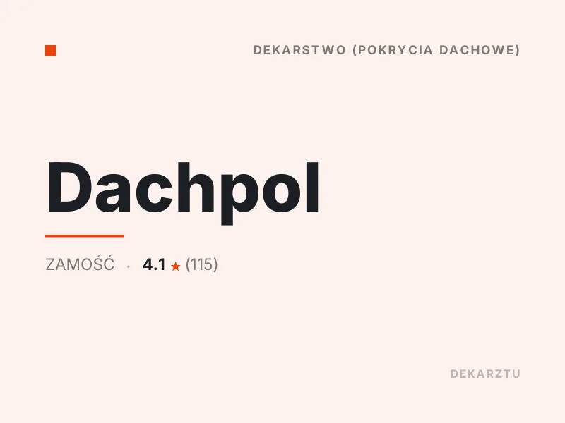 Dachpol Dekarstwo Zamość