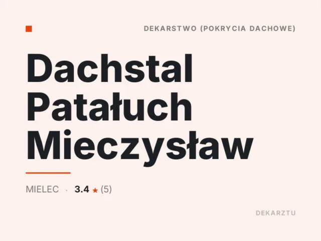 Dachstal Patałuch Mieczysław