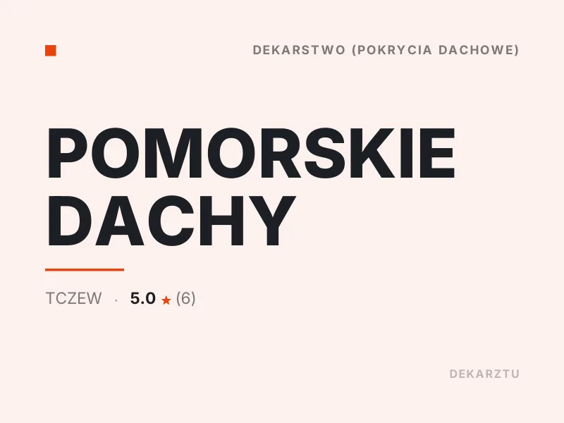 POMORSKIE DACHY czyszczenie i odgrzybianie dachu Tczew