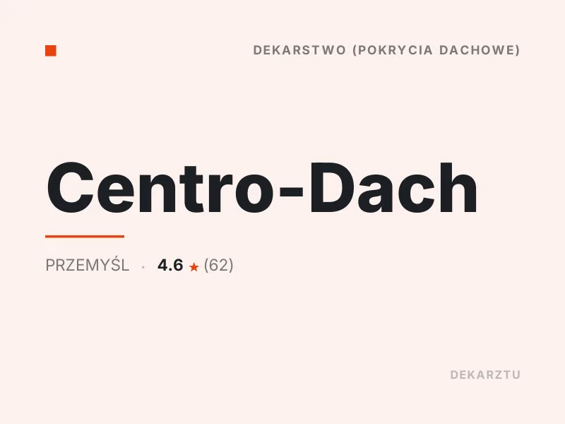 Centro-Dach dekarstwo Przemyśl
