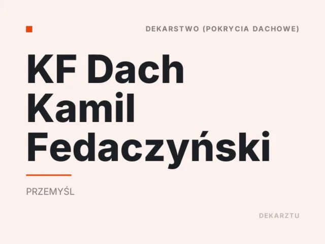 KF Dach Kamil Fedaczyński