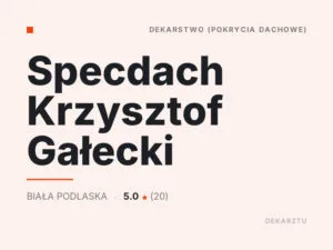 Specdach Krzysztof Gałecki