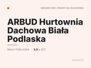ARBUD Hurtownia Dachowa Biała Podlaska
