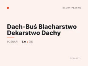 Dach-Buś Blacharstwo Dekarstwo Dachy