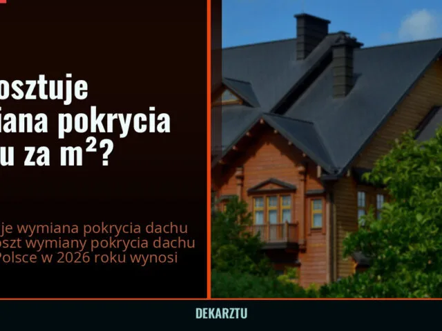 Ile kosztuje wymiana pokrycia dachu za m²? — DekarzTU