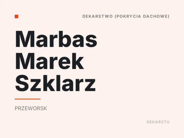 Marbas Marek Szklarz