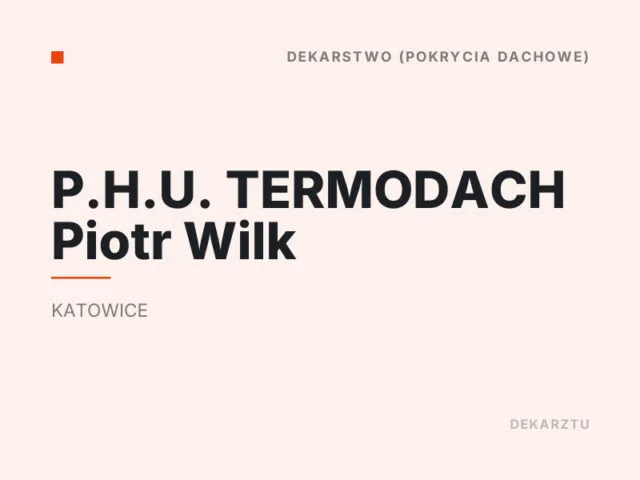 P.H.U. TERMODACH Piotr Wilk