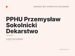 PPHU Przemysław Sokolnicki Dekarstwo