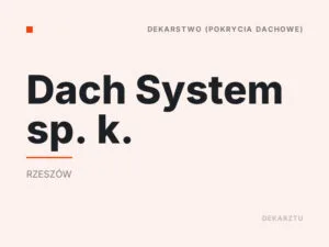 Dach System sp. k.