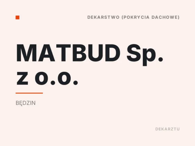 MATBUD Sp. z o.o.