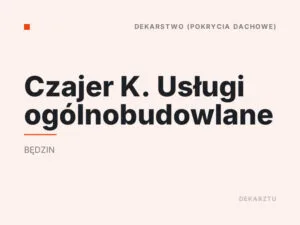 Czajer K. Usługi ogólnobudowlane