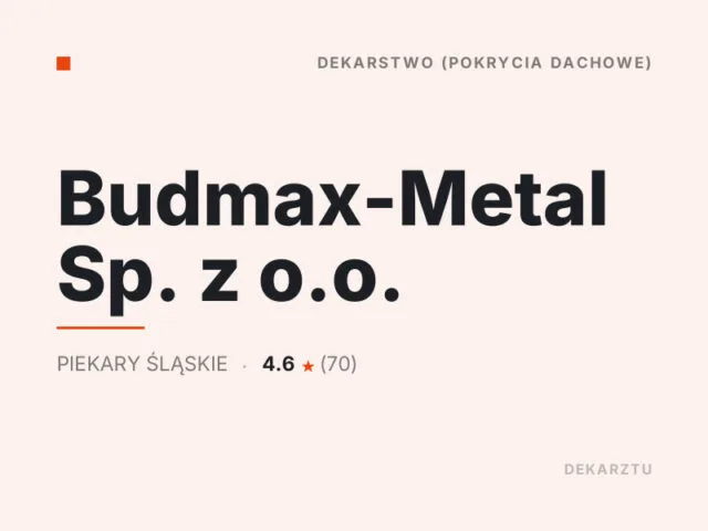 Budmax-Metal Sp. z o.o.