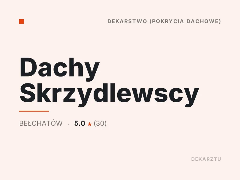 Dachy Skrzydlewscy dachy drewniane Bełchatów