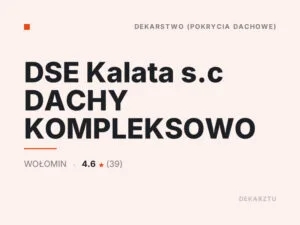 DSE Kalata s.c DACHY KOMPLEKSOWO