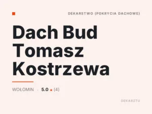 Dach Bud Tomasz Kostrzewa