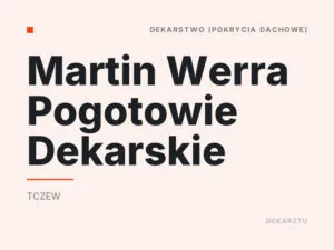 Martin Werra Pogotowie Dekarskie