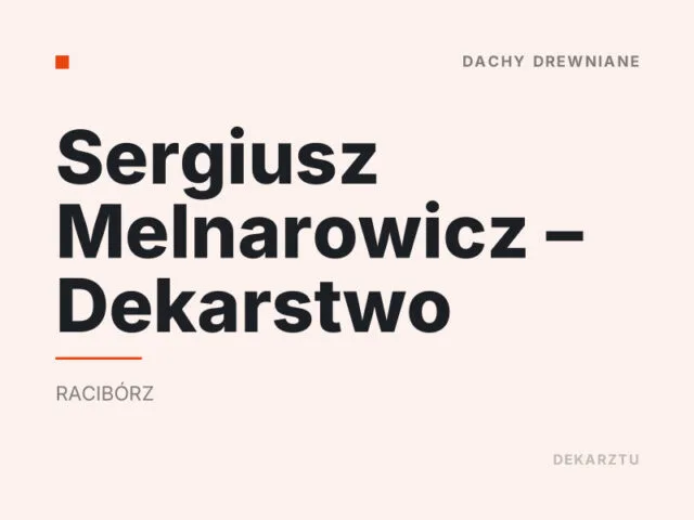 Sergiusz Melnarowicz – Dekarstwo