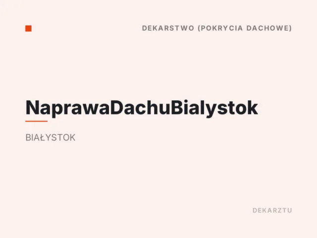 NaprawaDachuBialystok