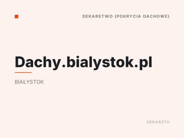 Dachy.bialystok.pl